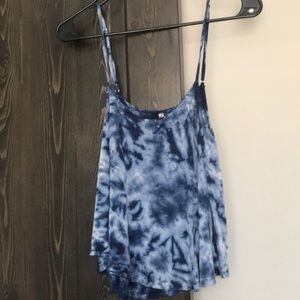 Blue tye dye tank